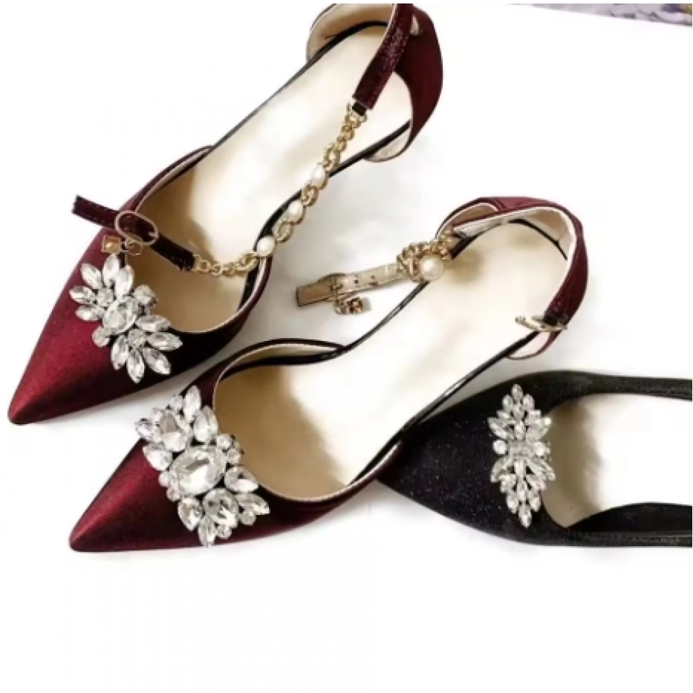 Lady Crystal Shoe Clips Removable Charm Jewelry Buckle Women High Heel Rhinestones Shoes Wedding Shiny Jewelry Decorations Lady Crystal Shoe Clips Removable Charm Jewelry Buckle Women High Heel Rhinestones Shoes Wedding Shiny Jewelry Decorations