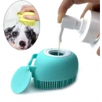 Bathroom Puppy Dog Cat Bath Washing Massage Gloves Brush Soft Silicone Pet Accessories for Dogs Cats Tools Mascotas Products