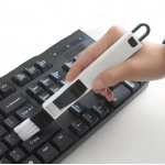 1pc Window Cleaning Brush Beech Blind Blade Cleaner Brush Household Keyboard Desktop Broom Dust Brush Office Supplies