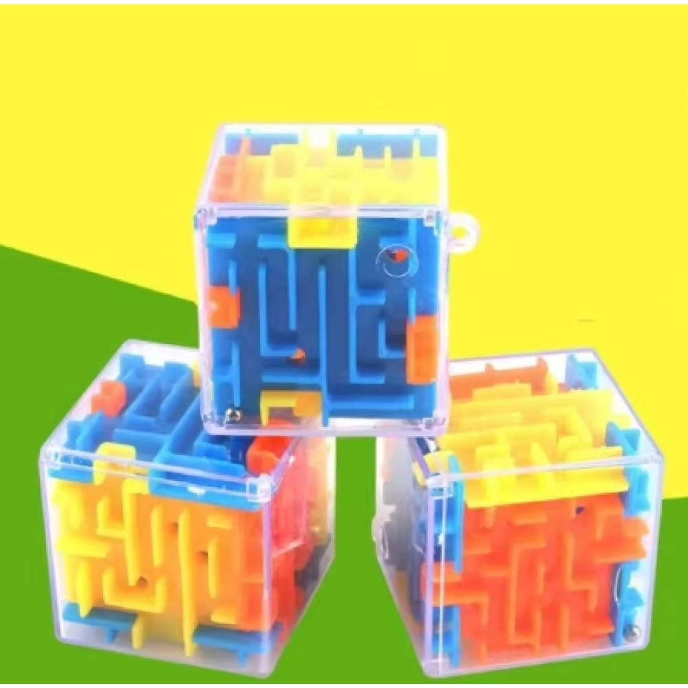 Three Dimensional Labyrinth Cube Puzzle Maze Toy Universal 3D Cube Rolling Ball Game Maze PuzzleToys for Children Educational Three Dimensional Labyrinth Cube Puzzle Maze Toy Universal 3D Cube Rolling Ball Game Maze PuzzleToys for Children Educational